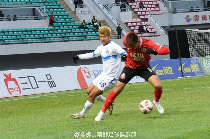 佛山南狮客场1-0力克延边龙鼎，实现双杀并锁定联赛第十 ​​​